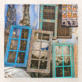 ウィンドウカラフルフレーム ガラスコースター