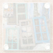 ウィンドウカラフルフレーム ガラスコースター (裏面)