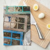 ウィンドウカラフルフレーム キッチンタオル (四つ折り)