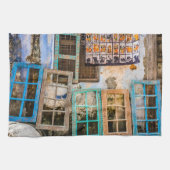 ウィンドウカラフルフレーム キッチンタオル (横)