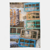 ウィンドウカラフルフレーム キッチンタオル (縦)