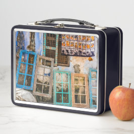 ウィンドウカラフルフレーム メタルランチボックス