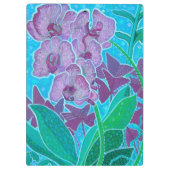 ウィンドウガーデンオーキッドフラワーズフローラ植物芸術 クリップボード (裏面)