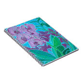 ウィンドウガーデンオーキッドフラワーズフローラ植物芸術 ノートブック (右側)