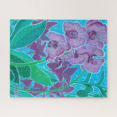 ウィンドウガーデンオーキッドフラワーズ絵画フローラアートP ジグソーパズル (横)