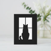 ウィンドウクリックキャットからカスタマイズカラーカラー ポストカード (スタンド正面)