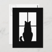 ウィンドウクリックキャットからカスタマイズカラーカラー ポストカード (正面/裏面)