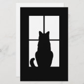 ウィンドウクリックキャットからカスタマイズカラーカラー 便箋 (正面/裏面)