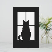 ウィンドウクリックキャットからカスタマイズカラーカラー 便箋 (スタンド正面)