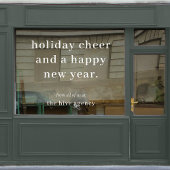 ウィンドウクリング | ビジネス クリスマス ホリデー グリーティング ウィンドウサイン