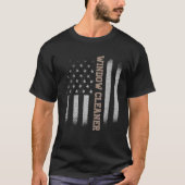 ウィンドウクリーナーのクリーニング1 Tシャツ (正面)