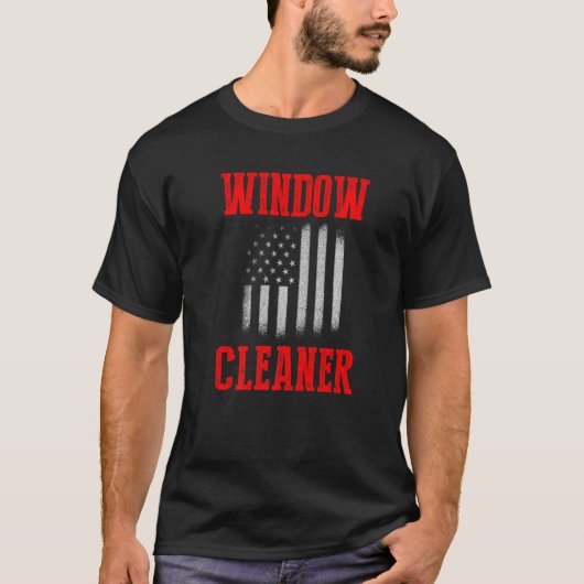 ウィンドウクリーナーのクリーニング25 Tシャツ (正面)