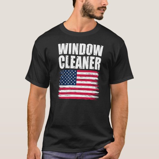 ウィンドウクリーナーのクリーニング37 Tシャツ (正面)