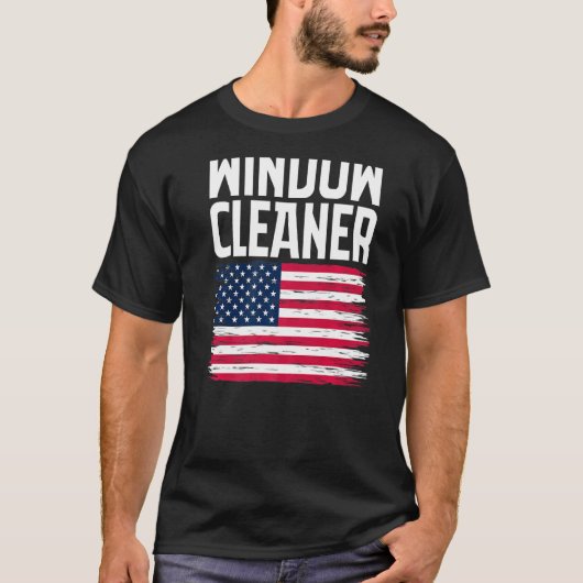 ウィンドウクリーナーのクリーニング49 Tシャツ (正面)