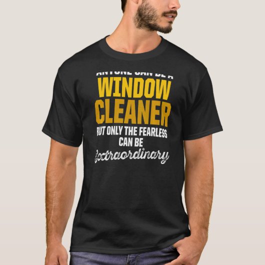 ウィンドウクリーナーのクリーニング5 Tシャツ (正面)