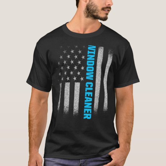ウィンドウクリーナーのクリーニング5 Tシャツ (正面)