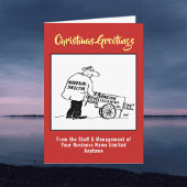 ウィンドウクリーナーまたはウィンドウクリーニングクリスマスカード シーズンカード