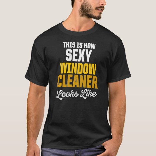 ウィンドウクリーナークリーニング10 Tシャツ (正面)