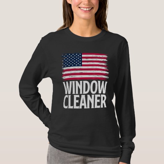 ウィンドウクリーナークリーニング66 Tシャツ (正面)