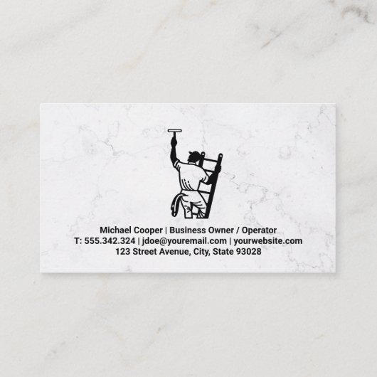 ウィンドウクリーナー |シャボン玉 名刺 (裏面)