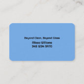 ウィンドウクリーナー 名刺 (裏面)