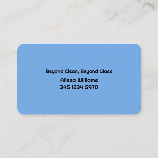 ウィンドウクリーナー 名刺 (裏面)