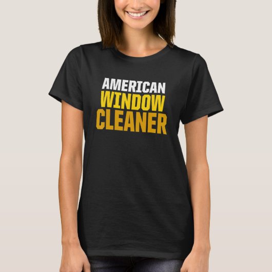 ウィンドウクリーナーAmerican Cleaning 1 Tシャツ (正面)