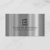 ウィンドウクリーニングサービスプロフェッショナルロゴ 名刺 (正面)