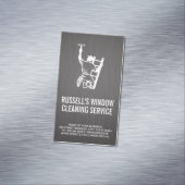 ウィンドウクリーニングサービス マグネット名刺 (インサイチュ)
