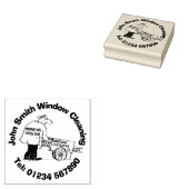 ウィンドウクリーニングサービス ラバースタンプ (押印)