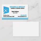 ウィンドウクリーニングサービス 名刺 (正面/裏面)