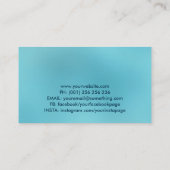 ウィンドウクールクリーニングサービス 名刺 (裏面)