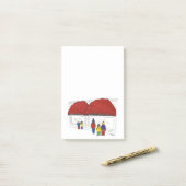 ウィンドウショッピングクリスマスNYCニューヨーク ポストイット (デスク上)