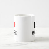 ウィンドウショッピング大好きです コーヒーマグカップ (中央)