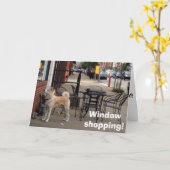 ウィンドウショッピング「秋田」が言うハッピーバースデー カード (黄色い花)