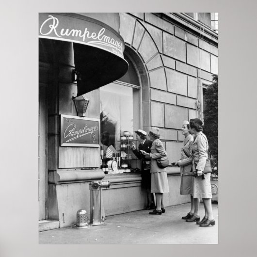 ウィンドウショッピング: 1940s ポスター (正面)