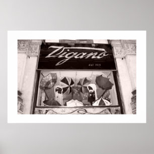 ウィンドウショップ傘 ポスター