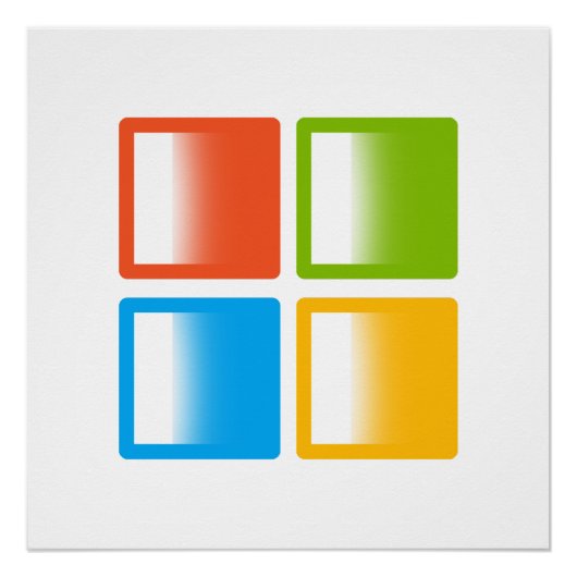 ウィンドウズ Microsoft アート ポスター (正面)