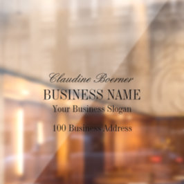 ウィンドウデカールクリングズビジネスホーム ウィンドウサイン