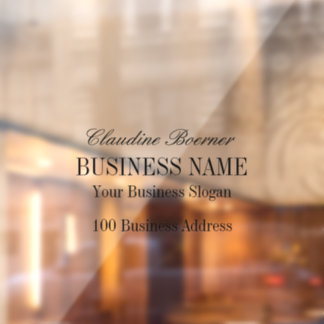 ウィンドウデカールクリングズビジネスホーム ウィンドウサイン