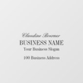 ウィンドウデカールクリングズビジネスホーム ウィンドウサイン (シート)