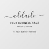 ウィンドウデカールクリングビジネスホームスクリプト名記号 ウィンドウサイン (シート)