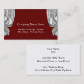 ウィンドウトリートメントファッション名刺 名刺 (正面/裏面)