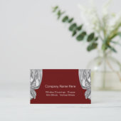 ウィンドウトリートメントファッション名刺 名刺 (スタンド正面)