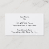 ウィンドウトリートメントファッション名刺 名刺 (裏面)