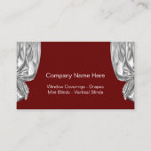 ウィンドウトリートメントファッション名刺 名刺 (正面)