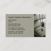 ウィンドウトリートメント名刺 名刺 (正面)