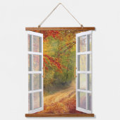 ウィンドウビュー秋 吊り下げ型タペストリー (正面)