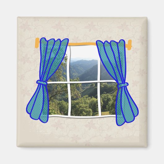 ウィンドウフェイクの作業おもしろい場所なし マグネット (正面)