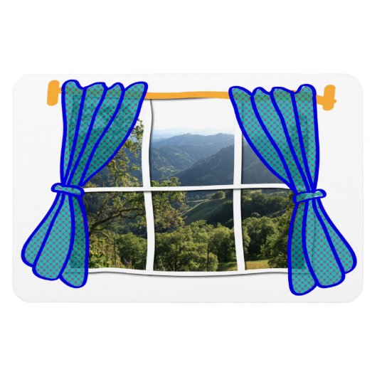 ウィンドウフェイクの作業おもしろい場所なし マグネット (横)